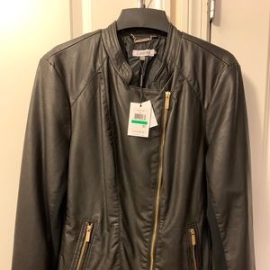 Calvin Klein Black Leather Women’s Jacket